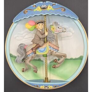 Bradford Exchange Carousel Daydreams "Big Hopes, Bright Dreams" 8" Plate